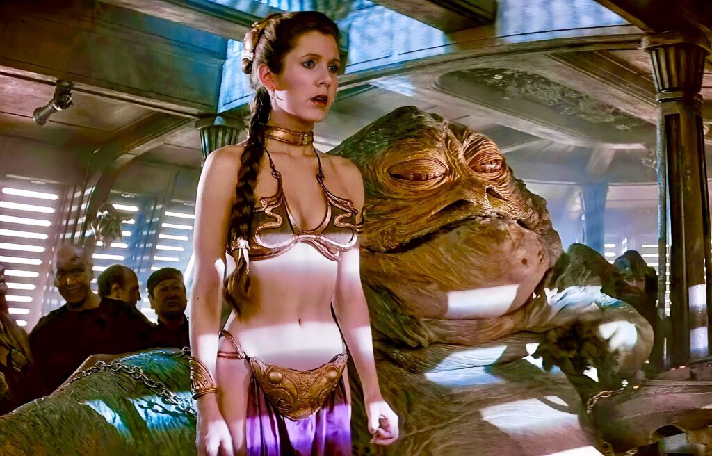 6 Bizarrices de Star Wars Leia e Jabba