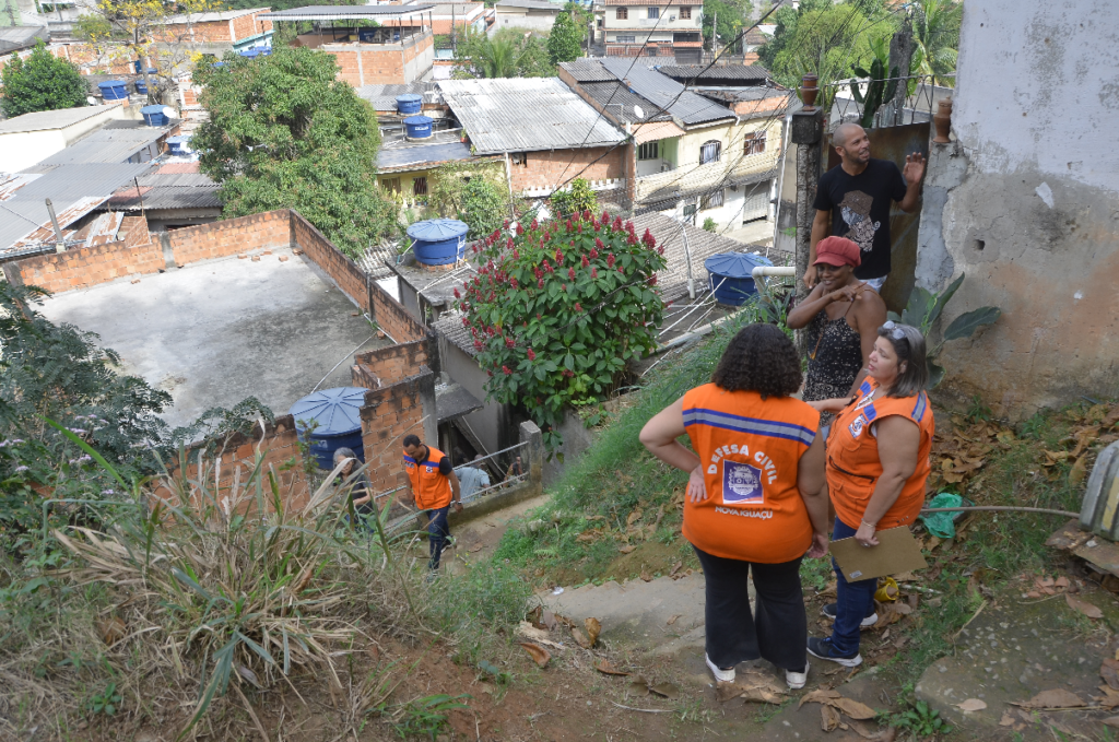 Programa Comunidades Resilientes na Posse. Foto: Prefeitura de Nova Iguaçu