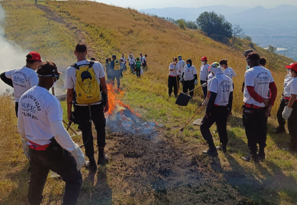 Curso de Prevenção e Combate a Incêndio em Área Rural. Foto: Prefeitura de Duque de Caxias