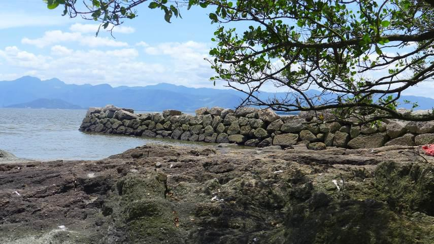 Tombamento do Molhe Imperial de Pedra, na praia de Sepetiba. Foto: Prefeitura do Rio de Janeiro