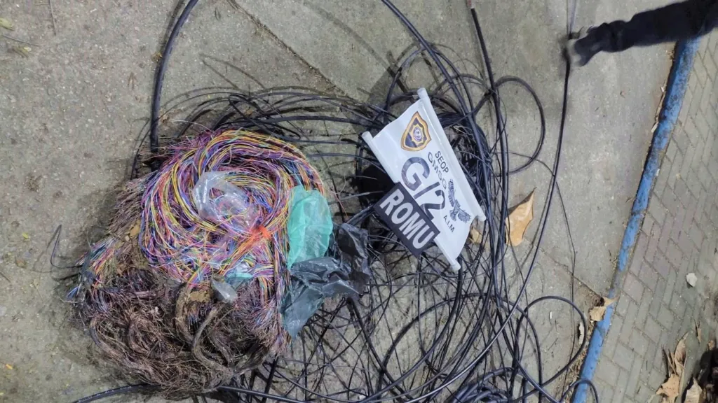 Guarda Municipal prende homens furtando fios em São Gonçalo. Foto: Prefeitura de São Gonçalo