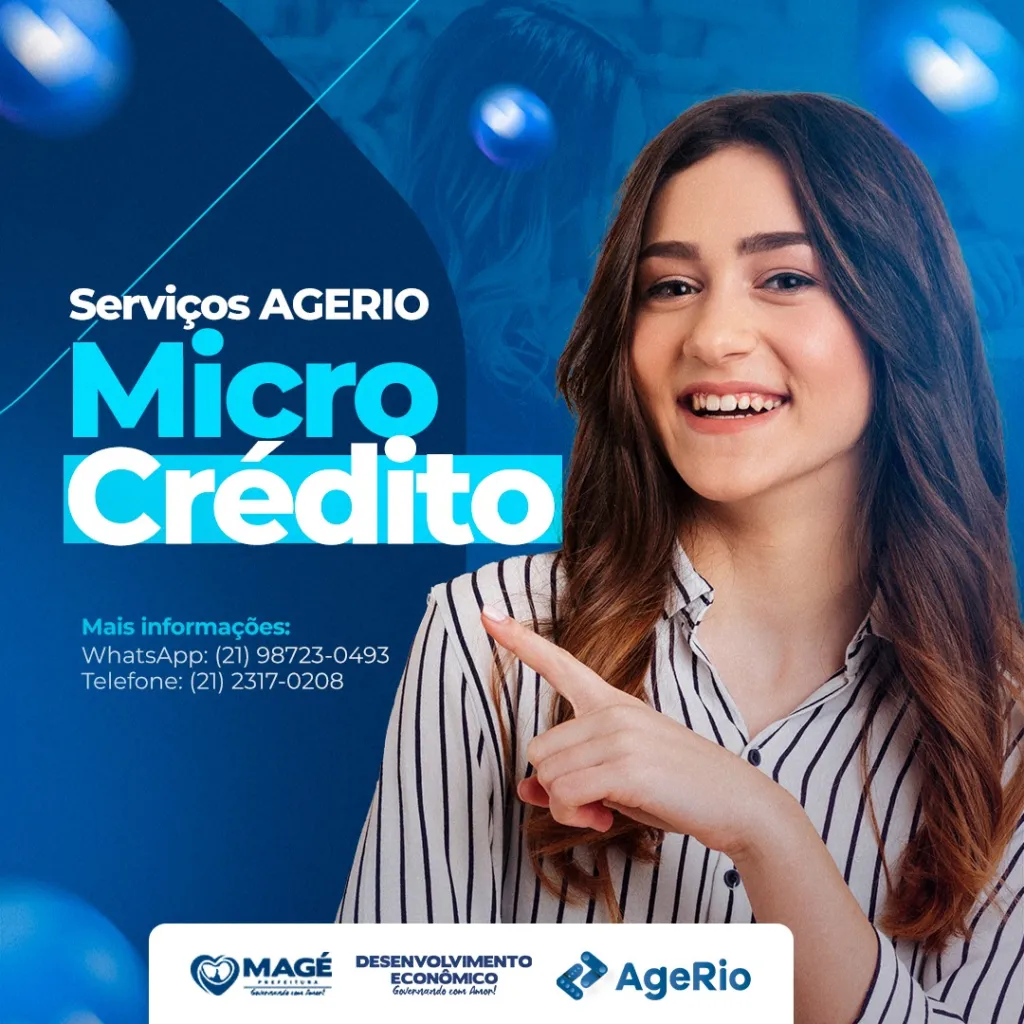 Cadastro no AGERIO para Microempreendedores em Magé. Imagem: Prefeitura de Magé