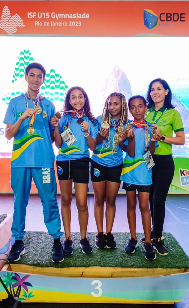 Campeonato Mundial Escolar: Atletas de Caxias são Vencedoras. Foto: Prefeitura de Duque de Caxias