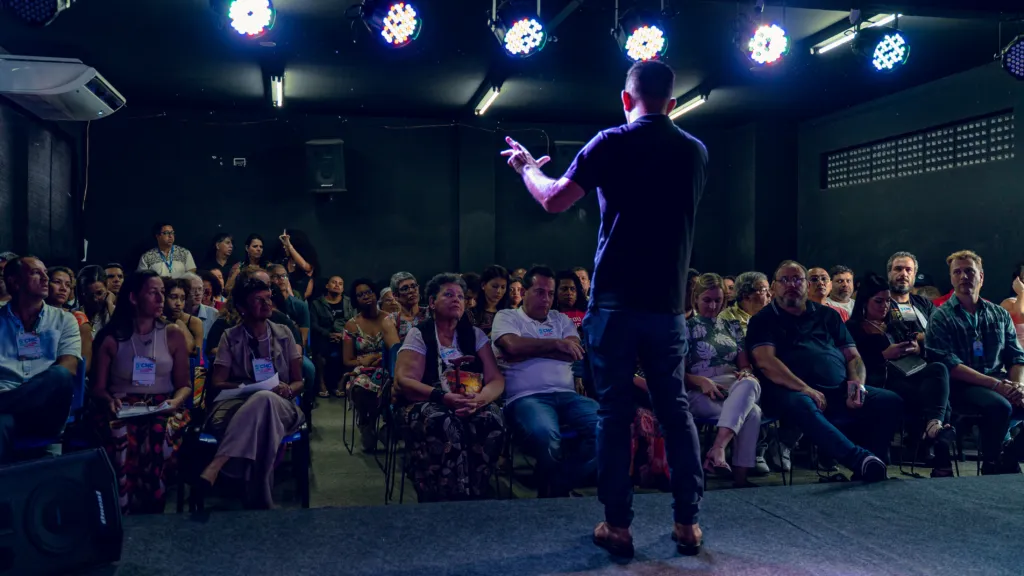 Profissionais debatem Democracia e Direito à Cultura em Nilópolis. Foto: Prefeitura de Nilópolis