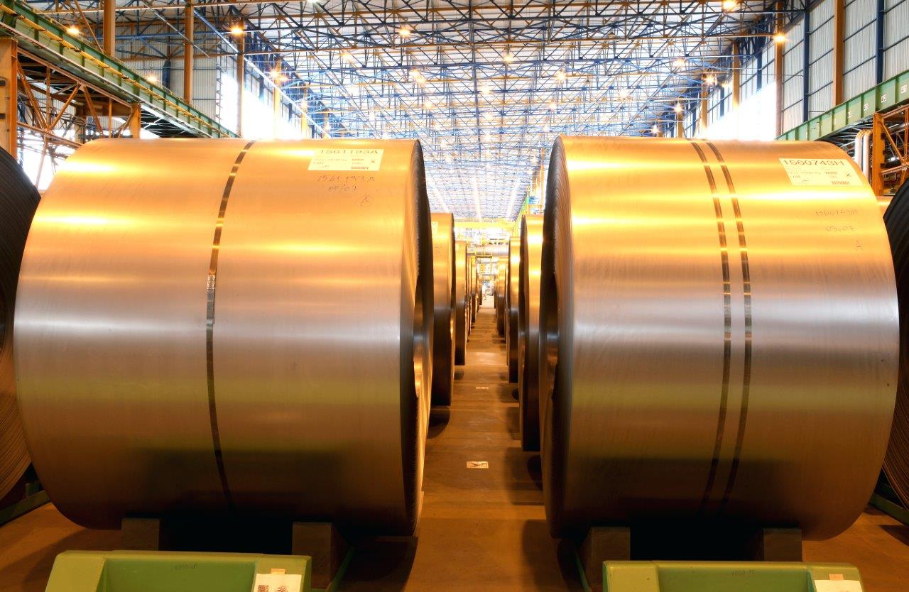 Capacidade de produção de aço atinge marca histórica