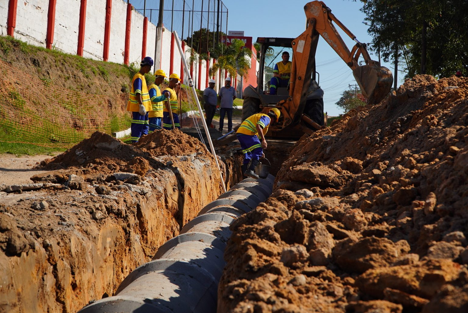 Obras avançam no Jardim Bom Retiro