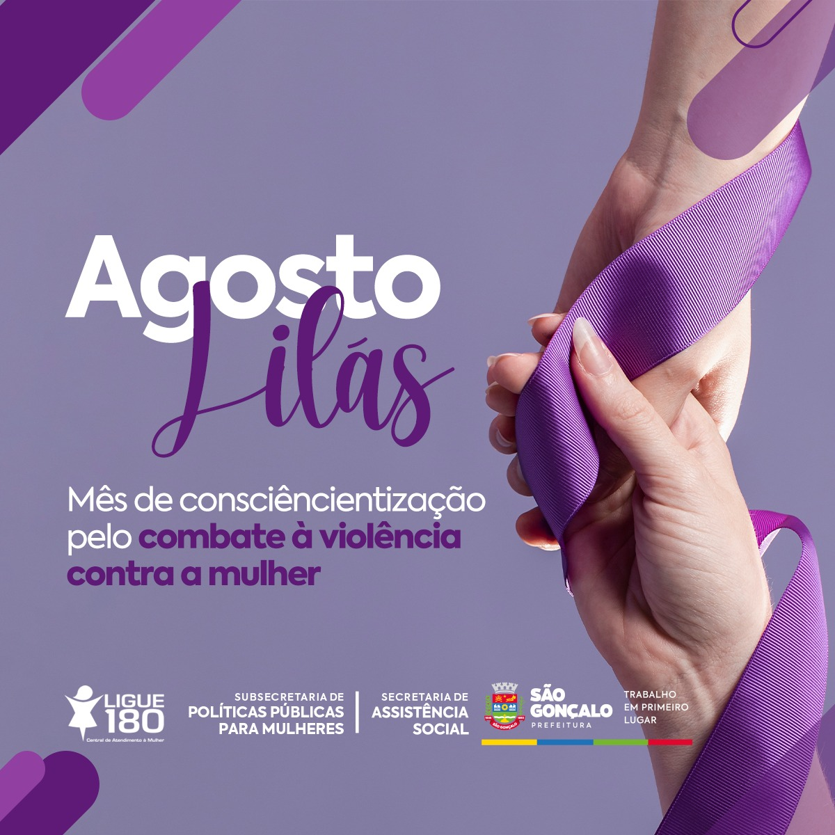 Agosto Lilás em São Gonçalo
