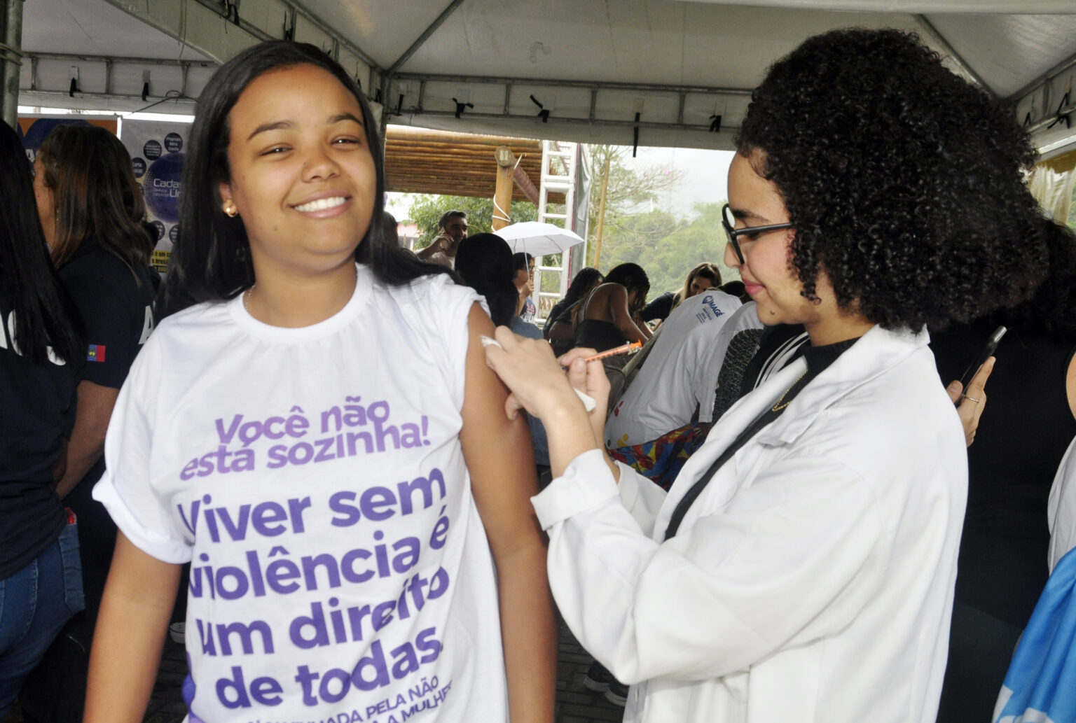 Magé Para Elas: Debate sobre violência doméstica