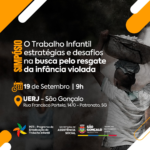 Simpósio sobre trabalho infantil está com inscrições abertas. Imagem: Divulgação